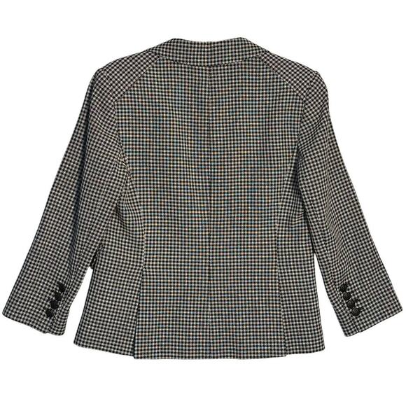 Veronica Beard Sz 8 Dickey Blazer‎ Black/White Gingham Houndstooth Quiet Luxury - Picture 4 of 14